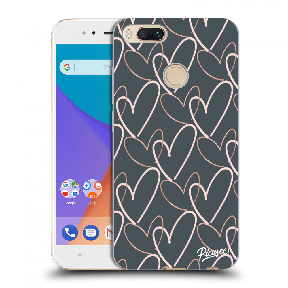 Picasee Xiaomi Mi A1 Global Hülle - Transparentes Silikon - Lots of love