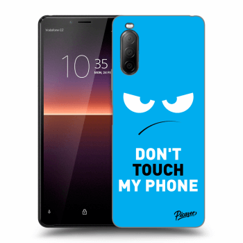 Hülle für Sony Xperia 10 II - Angry Eyes - Blue