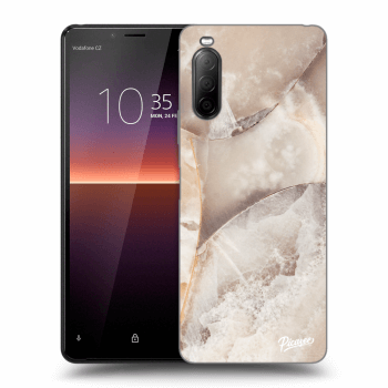 Hülle für Sony Xperia 10 II - Cream marble