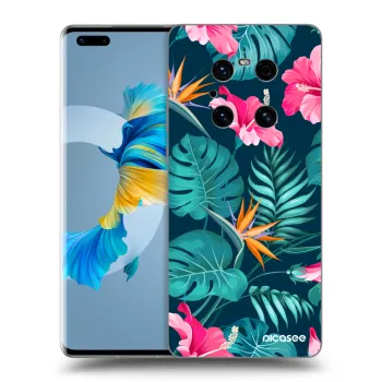 Hülle für Huawei Mate 40 Pro - Pink Monstera