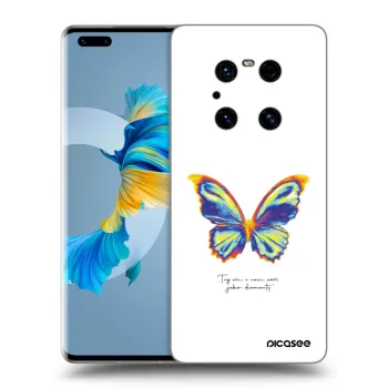 Hülle für Huawei Mate 40 Pro - Diamanty White