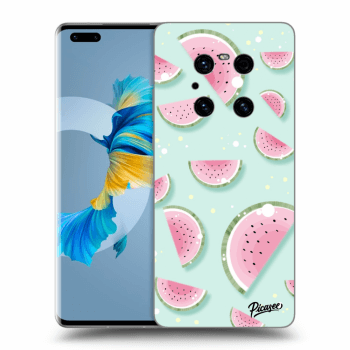 Picasee Huawei Mate 40 Pro Hülle - Transparentes Silikon - Watermelon 2