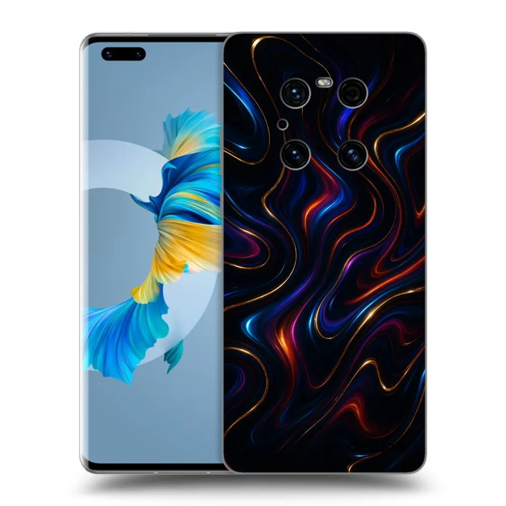 Picasee Huawei Mate 40 Pro Hülle - Schwarzes Silikon - Noir