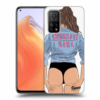 Picasee Xiaomi Mi 10T Hülle - Transparentes Silikon - Crossfit girl - nickynellow