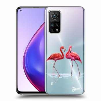 Picasee Xiaomi Mi 10T Pro Hülle - Transparentes Silikon - Flamingos couple