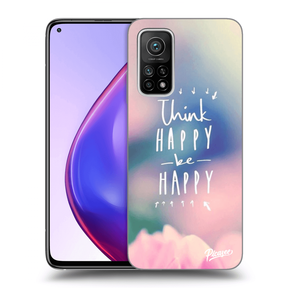Picasee Xiaomi Mi 10T Pro Hülle - Schwarzes Silikon - Think happy be happy