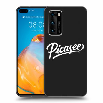 Hülle für Huawei P40 - Picasee - old logo - white