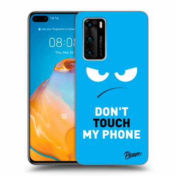 Hülle für Huawei P40 - Angry Eyes - Blue