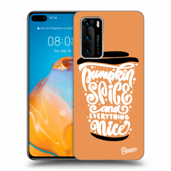 Hülle für Huawei P40 - Pumpkin coffee