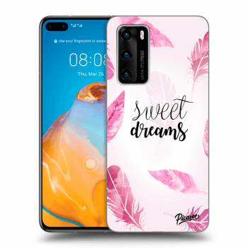 Picasee Huawei P40 Hülle - Schwarzes Silikon - Sweet dreams