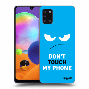Hülle für Samsung Galaxy A31 A315F - Angry Eyes - Blue
