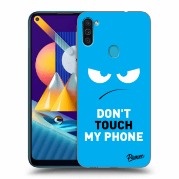 Hülle für Samsung Galaxy M11 - Angry Eyes - Blue
