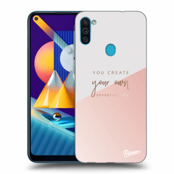 Picasee Samsung Galaxy M11 Hülle - Transparentes Silikon - You create your own opportunities