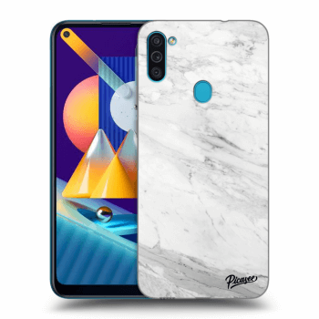 Hülle für Samsung Galaxy M11 - White marble