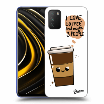 Picasee Xiaomi Poco M3 Hülle - Transparentes Silikon - Cute coffee