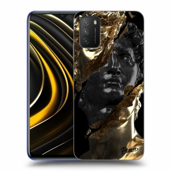 Hülle für Xiaomi Poco M3 - Gold - Black