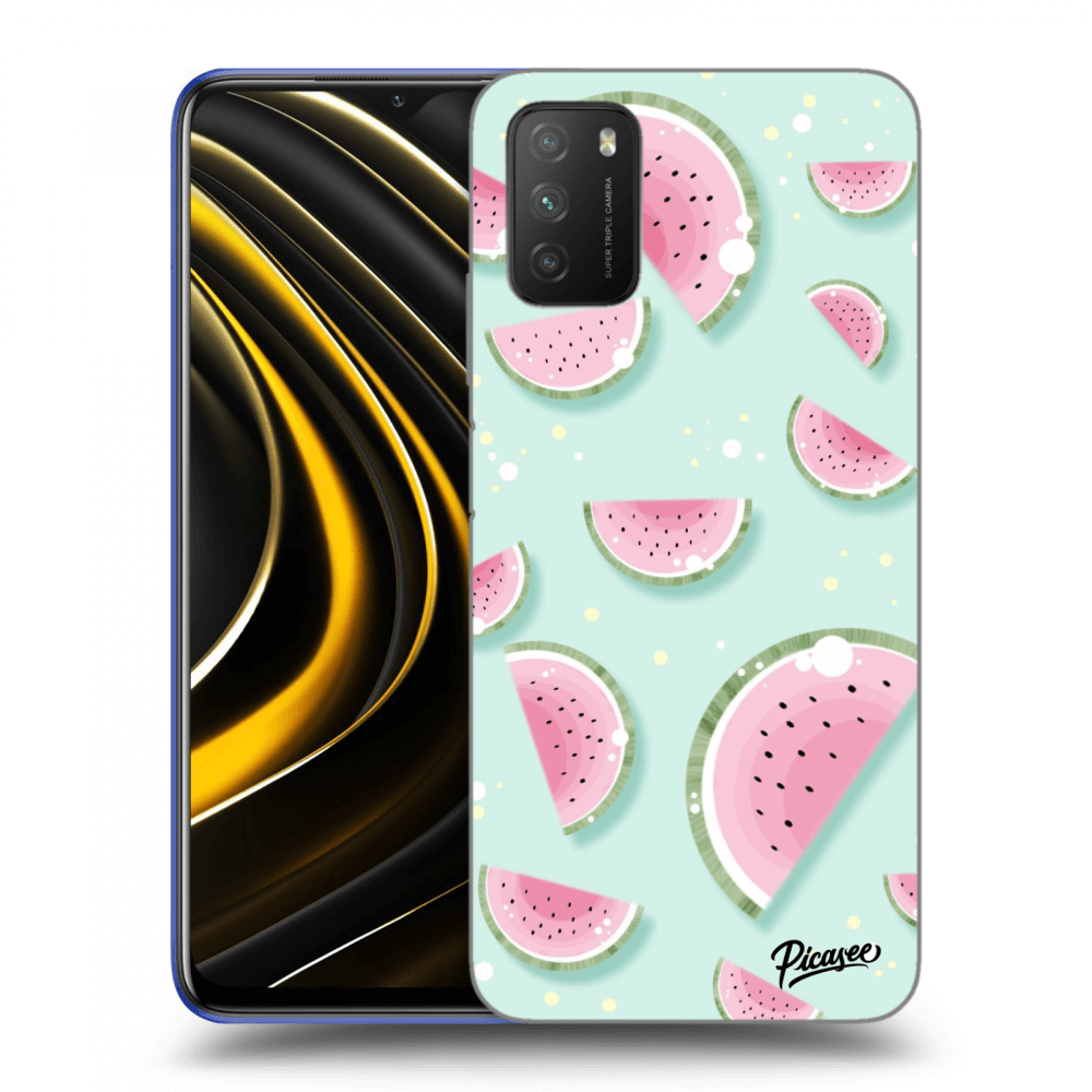 Picasee Xiaomi Poco M3 Hülle - Transparentes Silikon - Watermelon 2