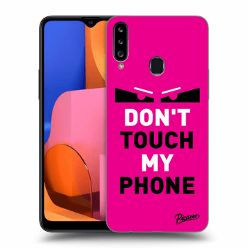 Hülle für Samsung Galaxy A20s - Shadow Eye - Pink