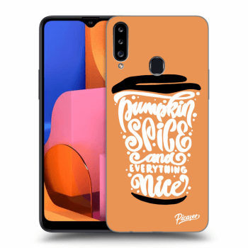 Hülle für Samsung Galaxy A20s - Pumpkin coffee