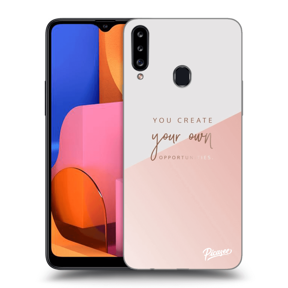 Picasee Samsung Galaxy A20s Hülle - Transparentes Silikon - You create your own opportunities
