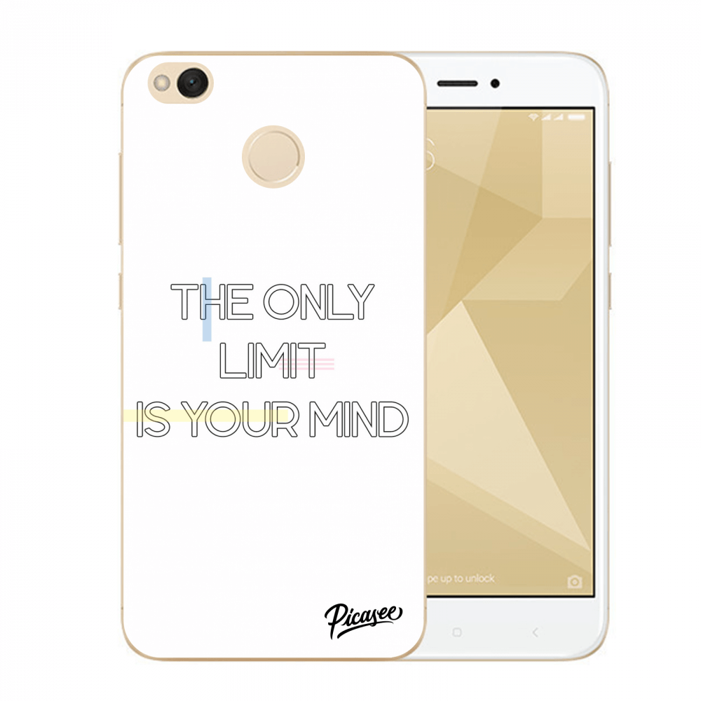 Picasee Xiaomi Redmi 4X Global Hülle - Transparentes Silikon - The only limit is your mind