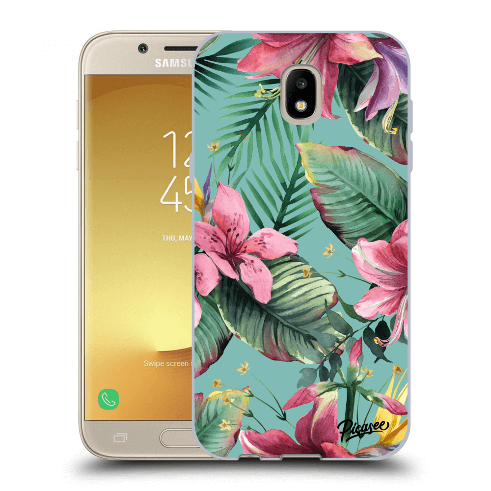 Picasee Samsung Galaxy J5 2017 J530F Hülle - Schwarzes Silikon - Hawaii