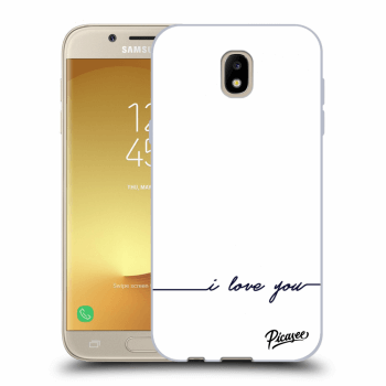 Picasee Samsung Galaxy J5 2017 J530F Hülle - Transparentes Silikon - I love you