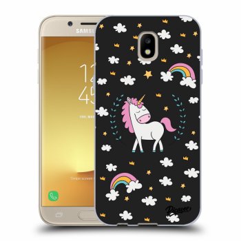 Picasee Samsung Galaxy J5 2017 J530F Hülle - Schwarzes Silikon - Unicorn star heaven