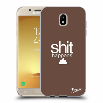 Picasee Samsung Galaxy J5 2017 J530F Hülle - Transparentes Silikon - Shit happens