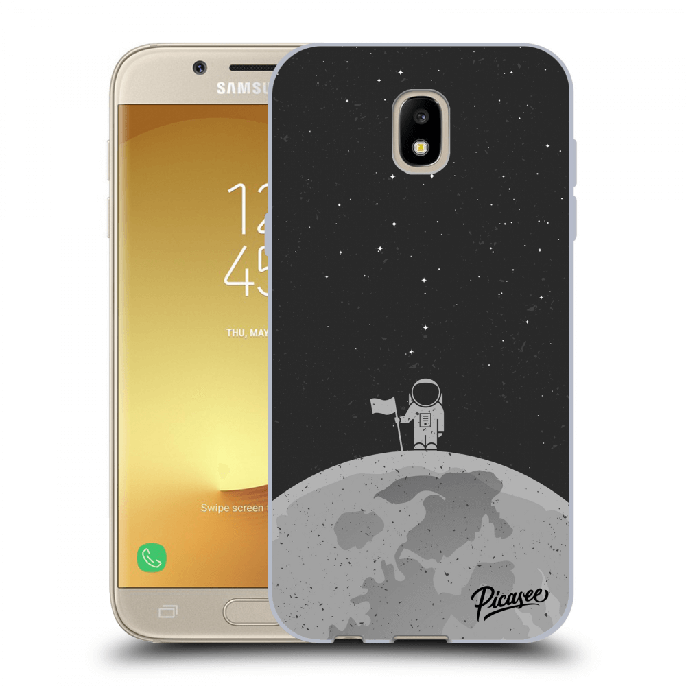 Picasee Samsung Galaxy J5 2017 J530F Hülle - Schwarzes Silikon - Astronaut