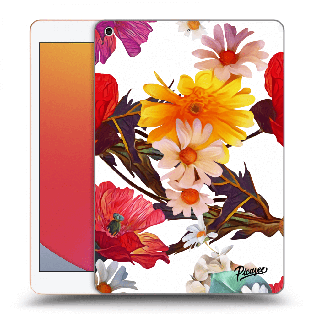 Picasee transparente Silikonhülle für Apple iPad 10.2" 2020 (8. gen) - Meadow