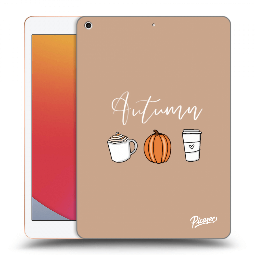Picasee Schwarze Silikonhülle für Apple iPad 10.2" 2020 (8. gen) - Autumn