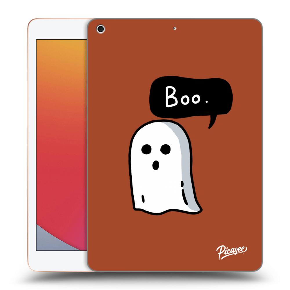 Picasee Schwarze Silikonhülle für Apple iPad 10.2" 2020 (8. gen) - Boo