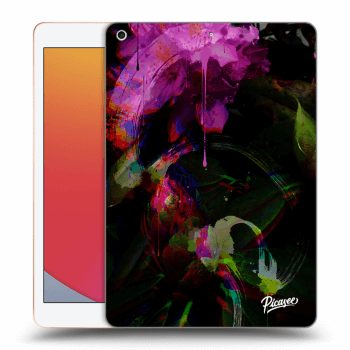 Picasee transparente Silikonhülle für Apple iPad 10.2" 2020 (8. gen) - Peony Color