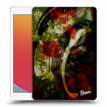 Picasee transparente Silikonhülle für Apple iPad 10.2" 2020 (8. gen) - Roses color