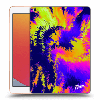 Picasee transparente Silikonhülle für Apple iPad 10.2" 2020 (8. gen) - Burn
