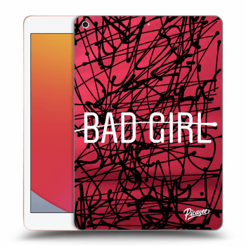 Picasee transparente Silikonhülle für Apple iPad 10.2" 2020 (8. gen) - Bad girl