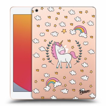 Hülle für Apple iPad 10.2" 2020 (8. gen) - Einhorn Sternenhimmel