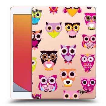 Picasee transparente Silikonhülle für Apple iPad 10.2" 2020 (8. gen) - Owls