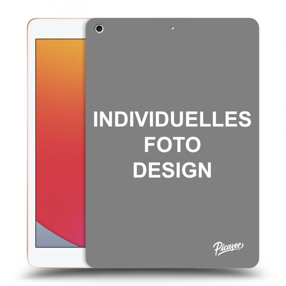 Picasee transparente Silikonhülle für Apple iPad 10.2" 2020 (8. gen) - Individuelles Fotodesign