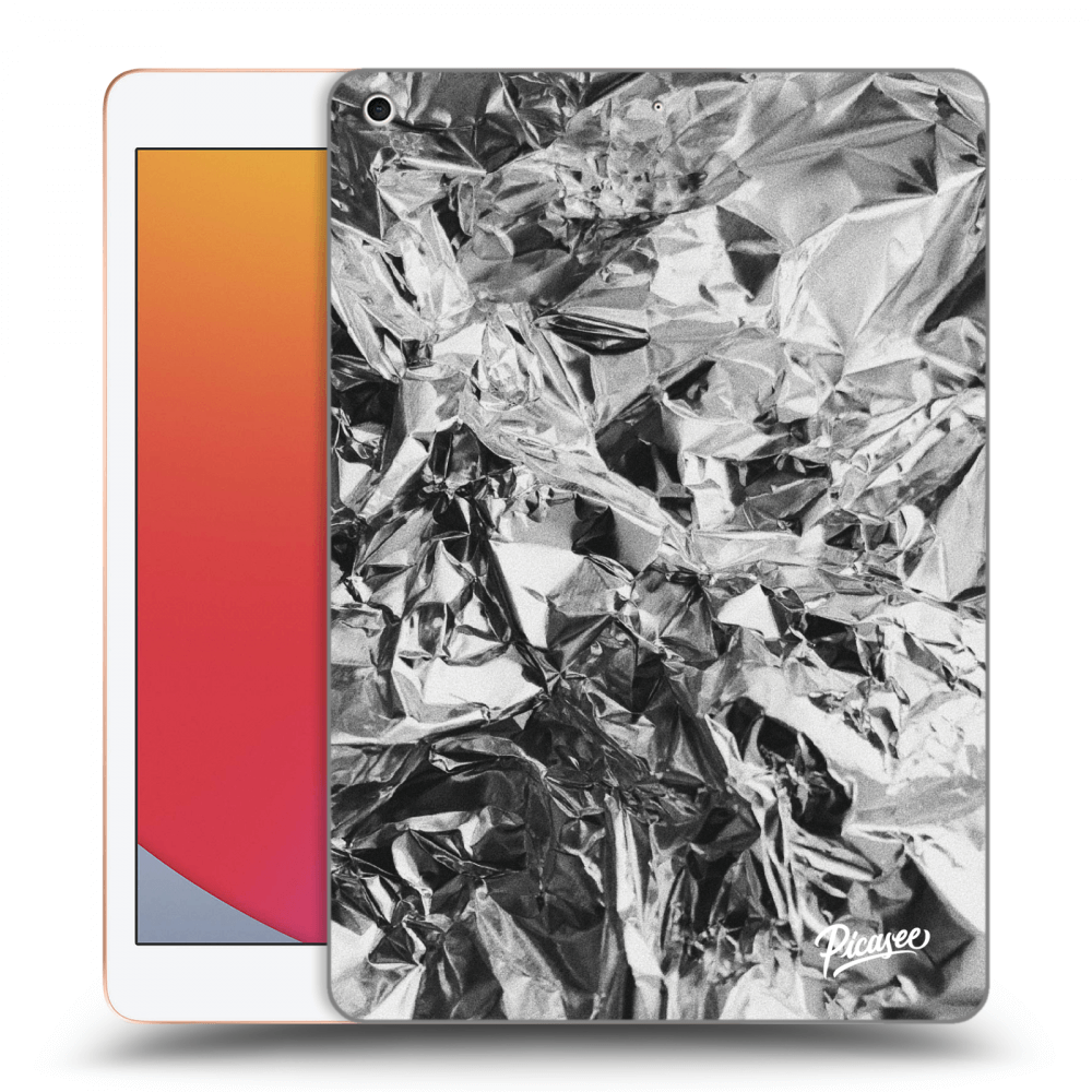 Picasee transparente Silikonhülle für Apple iPad 10.2" 2020 (8. gen) - Chrome