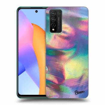 Picasee Honor 10X Lite Hülle - Schwarzes Silikon - Holo