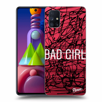 Picasee Samsung Galaxy M51 M515F Hülle - Transparentes Silikon - Bad girl