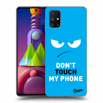 Hülle für Samsung Galaxy M51 M515F - Angry Eyes - Blue