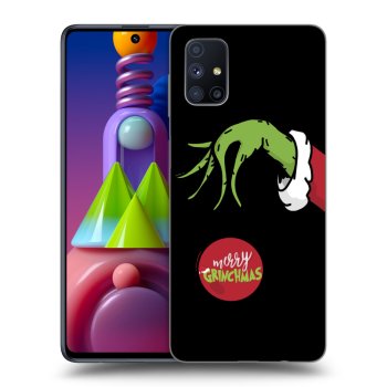 Picasee Samsung Galaxy M51 M515F Hülle - Schwarzes Silikon - Grinch