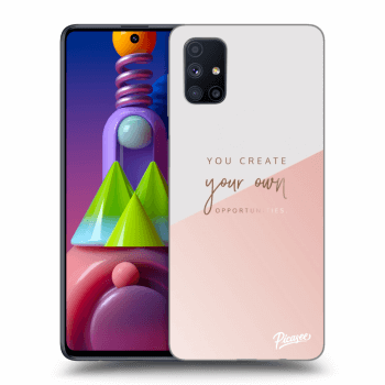 Picasee Samsung Galaxy M51 M515F Hülle - Transparentes Silikon - You create your own opportunities