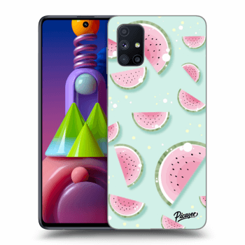 Picasee Samsung Galaxy M51 M515F Hülle - Transparentes Silikon - Watermelon 2