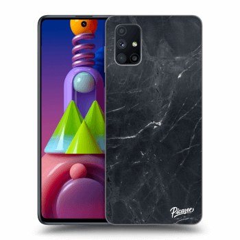 Hülle für Samsung Galaxy M51 M515F - Black marble