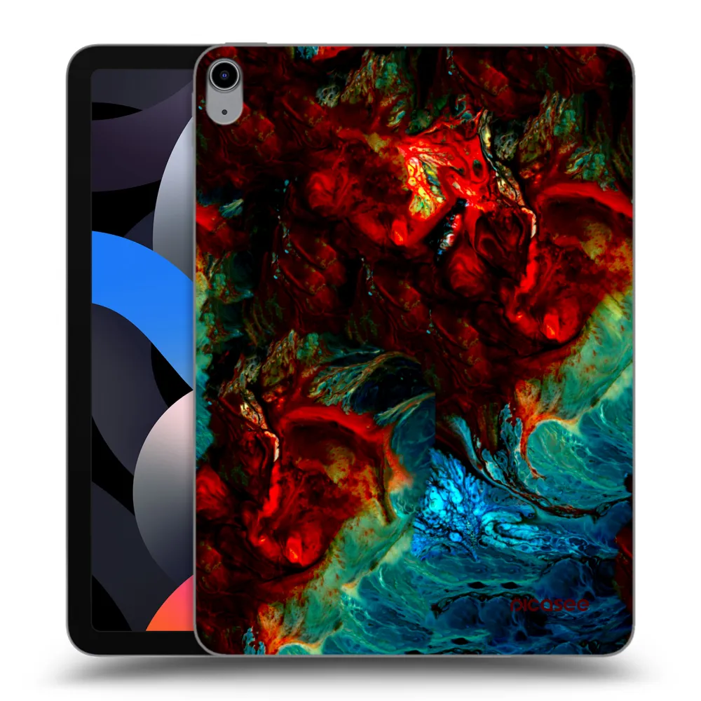Picasee transparente Silikonhülle für Apple iPad Air 4 10.9" 2020 - Universe
