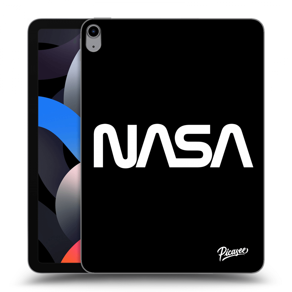 Picasee Schwarze Silikonhülle für Apple iPad Air 4 10.9" 2020 - NASA Basic